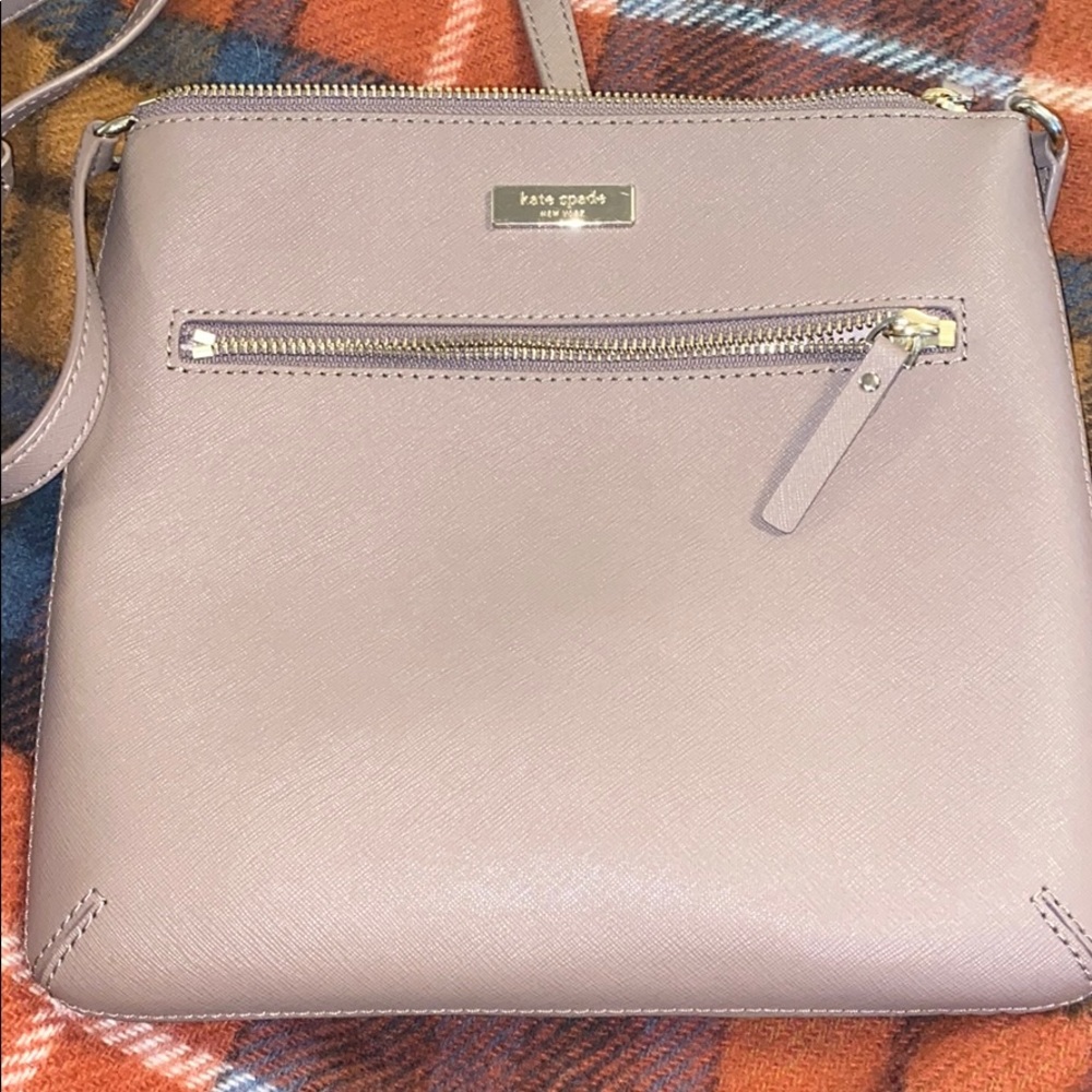 Kate Spade medium sized plum handbag and wallet